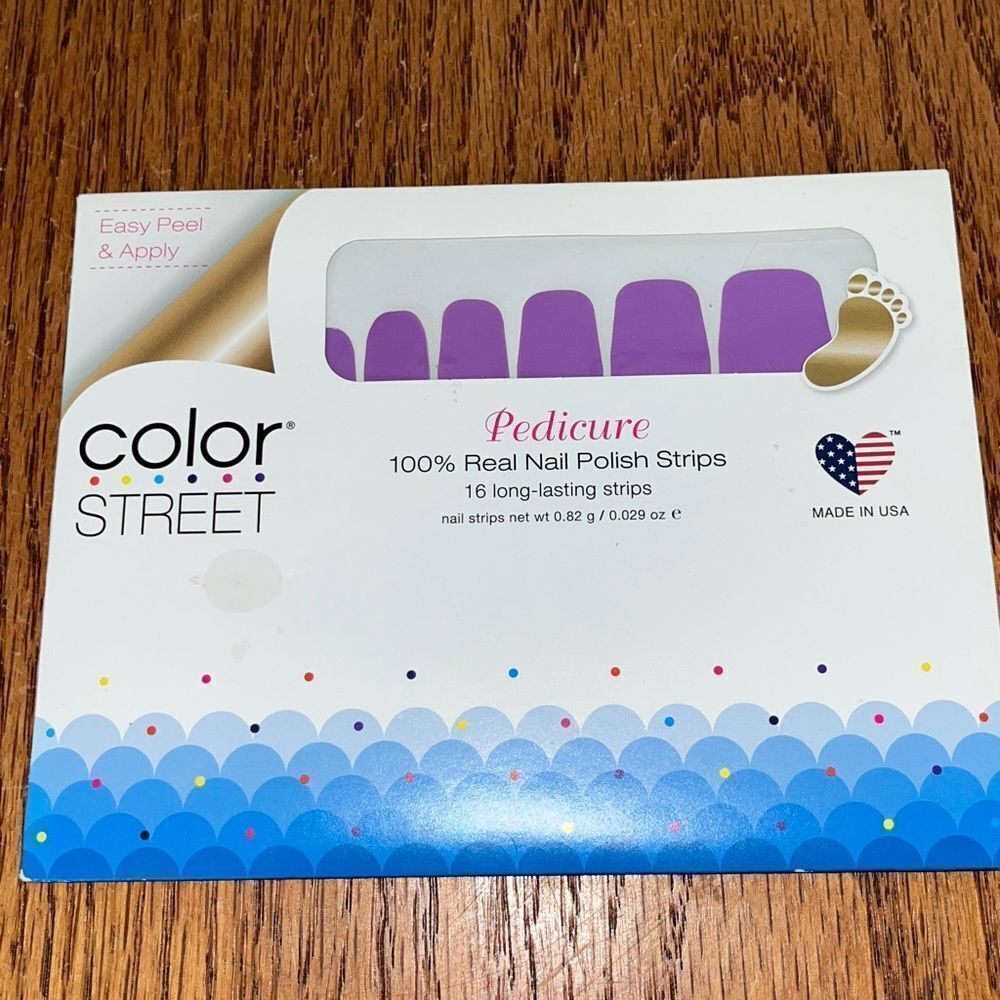 color street nails tropic like its hot pedicure